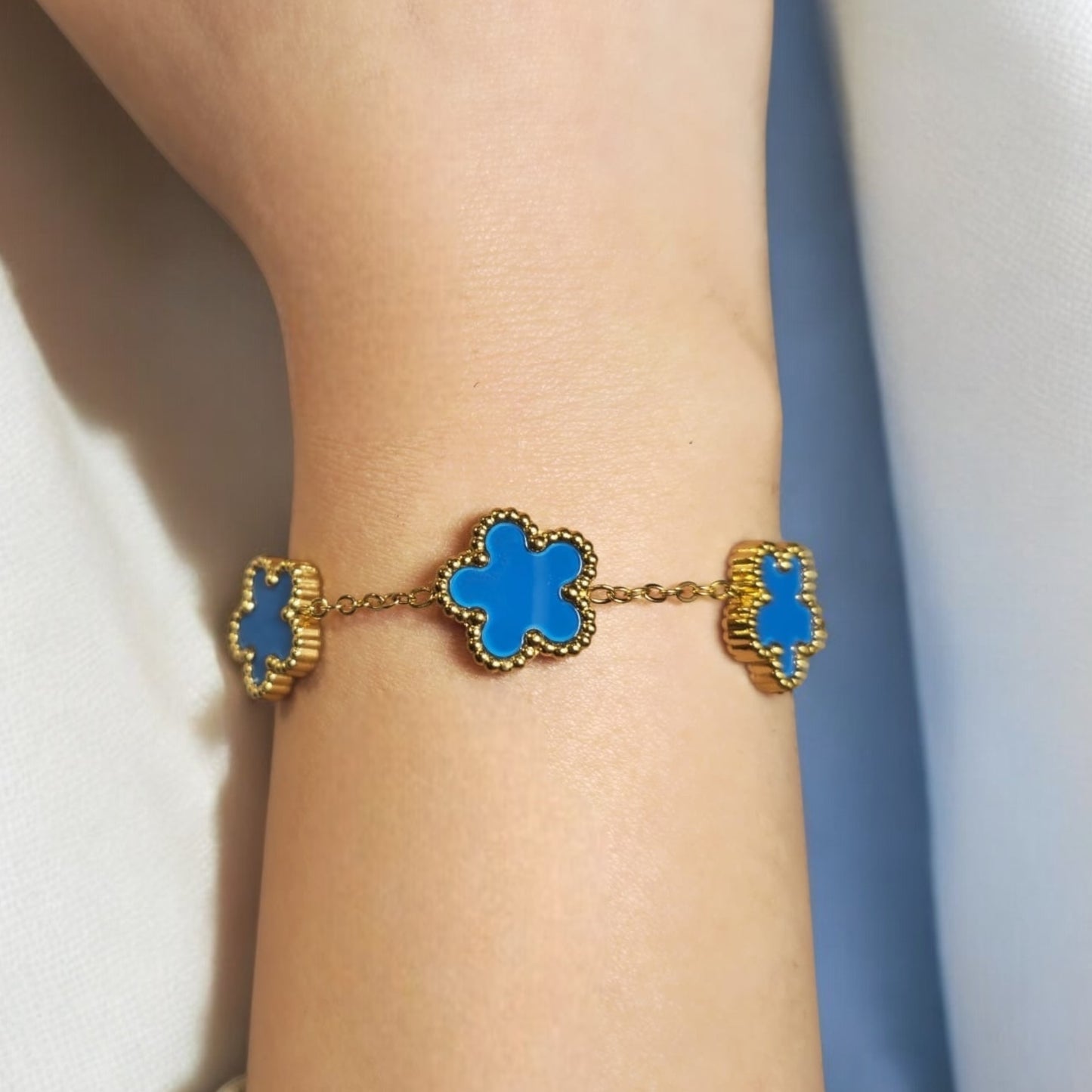 Kleeblatt Armband