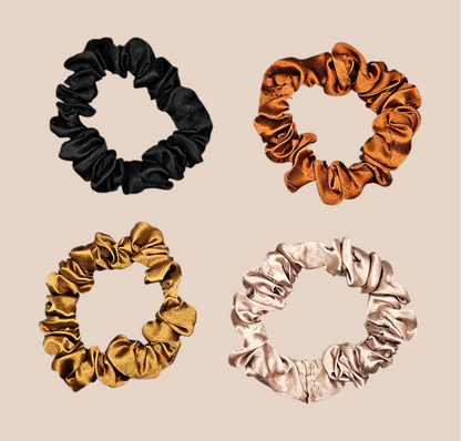 Scrunchies aus Satin